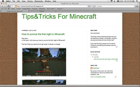 Tips & Tricks for Minecraft