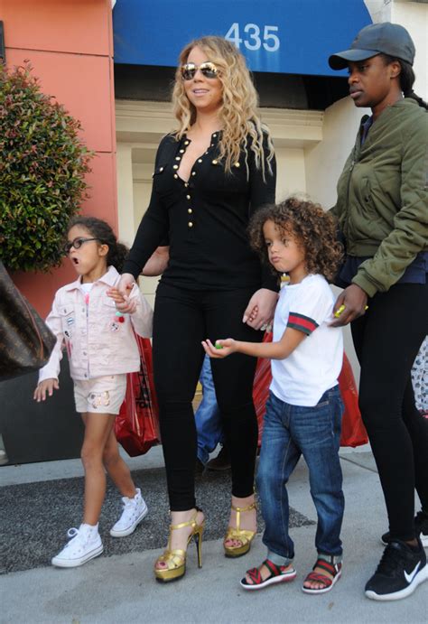 Mariah Carey Takes Her Kids Shopping In Beverly Hills | Celeb Baby Laundry