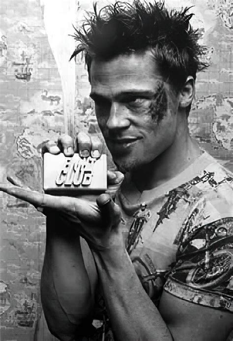 Fight Club - Movie Poster / Print (Brad Pitt Holding Soap) (Poster ...