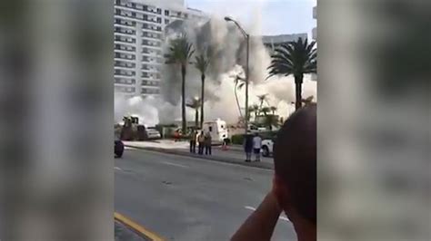 12-storey Miami Beach building collapses, at least 1 injured - National ...