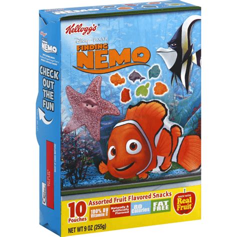 Kelloggs Fruit Snacks, Disney-Pixar Finding Nemo, Assorted Fruit Flavored | Shop | Nam Dae Mun ...