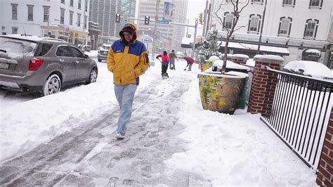 A snowy winter walk in Harrisburg, Pa. - YouTube