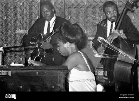 Nina Simone June 1965 Jazz singer Pictured preforming at Annies Club on ...