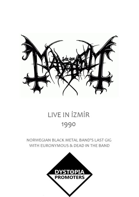 Black Metal Chronicles: INTERVIEW WITH ARCAN ÖĞÜTVERİCİ ON MAYHEM IZMIR CONCERT