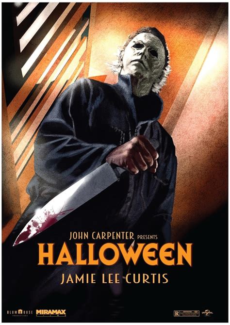 1978 Halloween Movie Poster Print Michael Myers Laurie Strode - Etsy