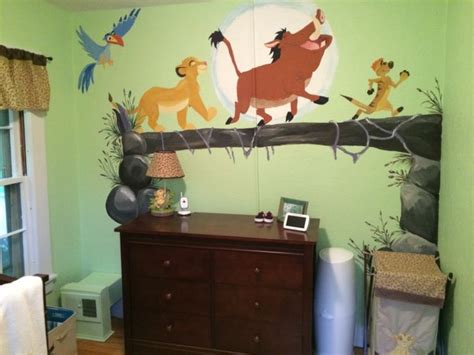 Our boys lion king themed room | Lion king nursery, Room themes, Baby ...