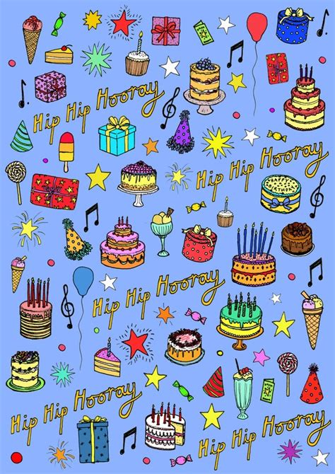 Emergency Birthday Wrapping Paper Downloadable Happy Birthday | Etsy