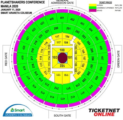 Araneta Coliseum Floor Plan | Viewfloor.co