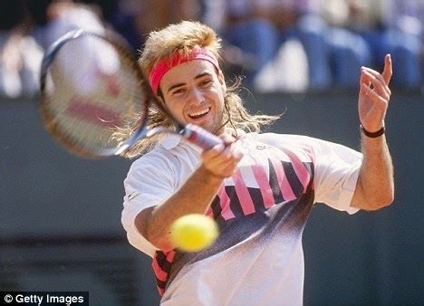 Going, Going, Gone! Outing Bald Celebrities: Andre Agassi Admits Wig ...