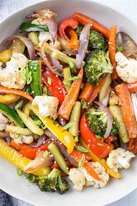 Simple and healthy recipe for roasted vegetables. The best side dish recipe. Best Roasted ...