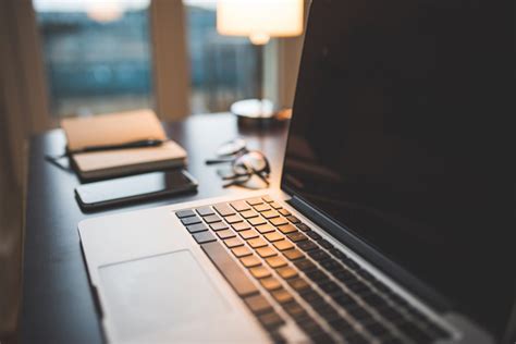 Computer on Office Desk Royalty-Free Stock Photo