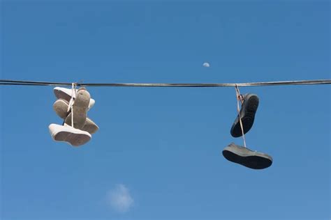 Shoes on power lines — Stock Photo © alptraum #3892705