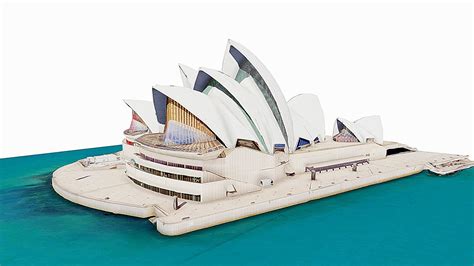 Sydney opera house,map,australia - 3D model by SENSIET (@asensio ...