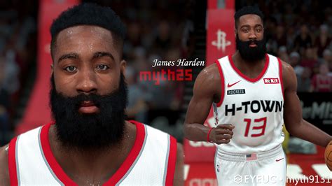 NBA 2K20 James Harden Cyberface and Body Model by Myth25 - Shuajota ...