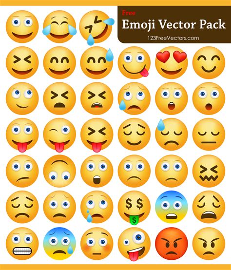 Emoji Vector Pack at GetDrawings | Free download