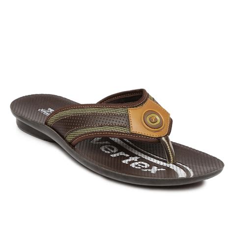 Buy Paragon-Vertex Men's Brown Flip Flops Online @ ₹249 from ShopClues