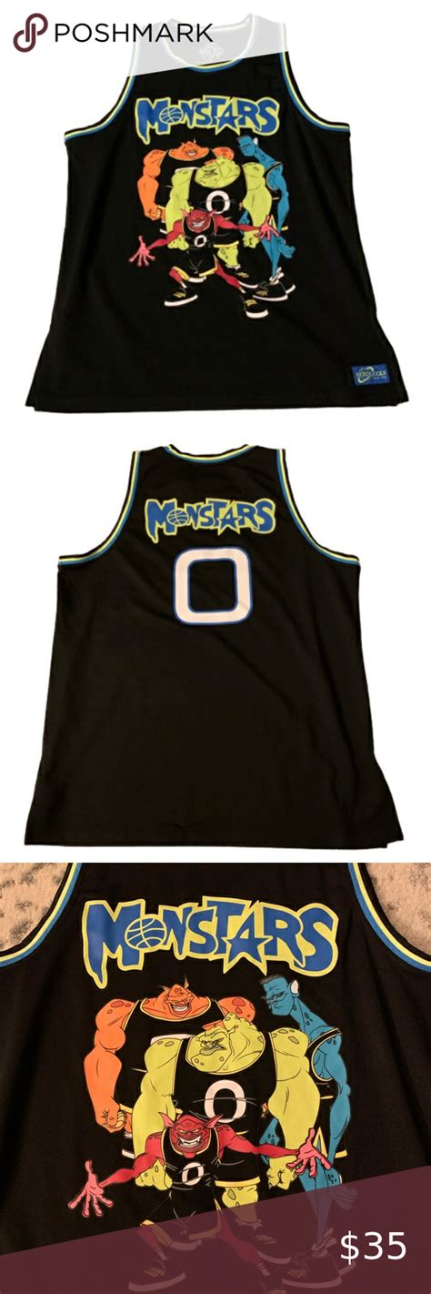 Vintage Monstars Space Jam Movie Promo Jersey | Space jam, Jersey, Tank ...