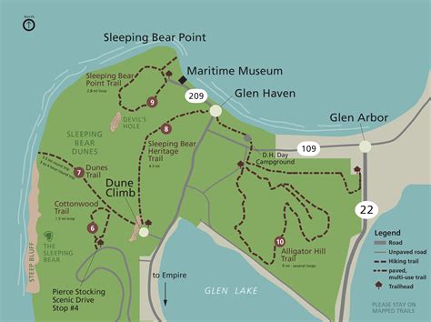 Dunes Trail to Lake MI - Sleeping Bear Dunes National Lakeshore (U.S ...