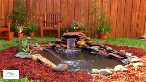 How to Add a Small Waterfall to Your Pond - YouTube