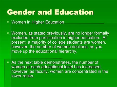 PPT - Gender and Education PowerPoint Presentation, free download - ID:1430137