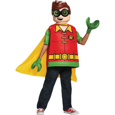 Disguise DG66267G Childs Lego Batman Robin Costume - Size 10-12, 1 ...