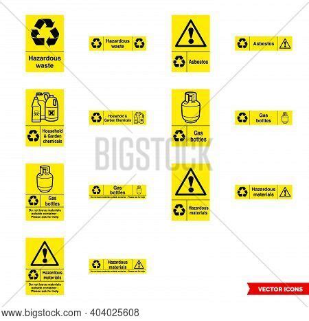 Hazardous Waste Vector & Photo (Free Trial) | Bigstock