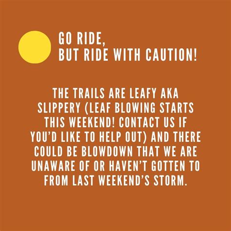 Bike Trail Conditions