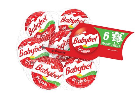 Mini Babybel Cheese, Original, 6 Count: Amazon.com: Grocery & Gourmet Food