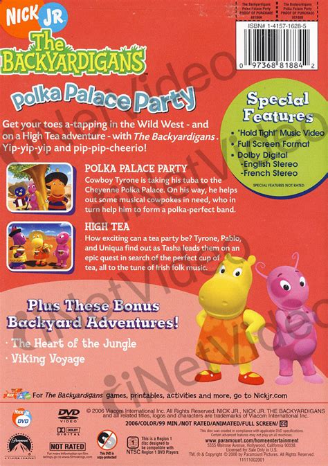 Backyardigans - Polka Palace Party on DVD Movie