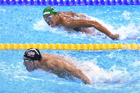 See the exact moment Chad le Clos regretted provoking Michael Phelps | Mashable