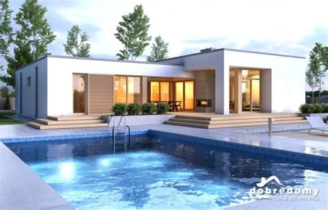 One Storey House Design with Swimming Pool - House And Decors | Evler