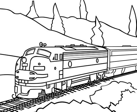 Subway Train Coloring Pages at GetColorings.com | Free printable colorings pages to print and color