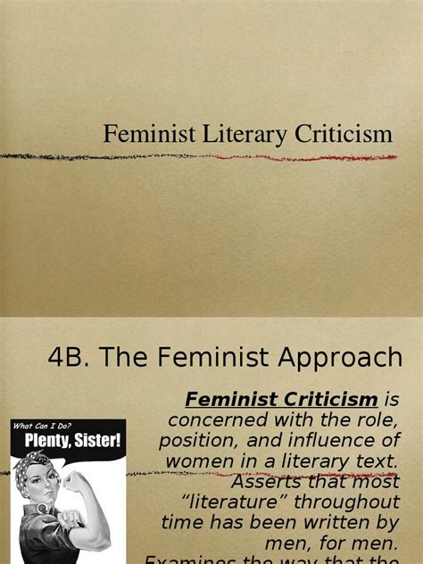 Feminist Criticism | PDF | Feminism | Gender Studies