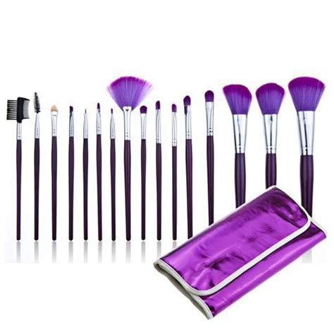 Wholesale Excellent 16pcs Purple Makeup Brushes 16 pcs Makeup Cosmetic ...