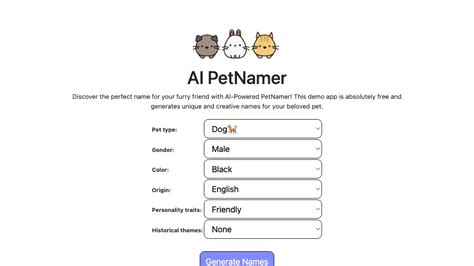 AI Fantasy Name Generator