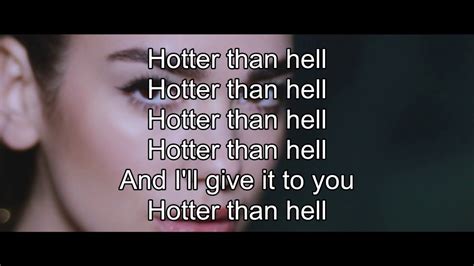 Dua Lipa - Hotter Than Hell (Lyrics) - YouTube