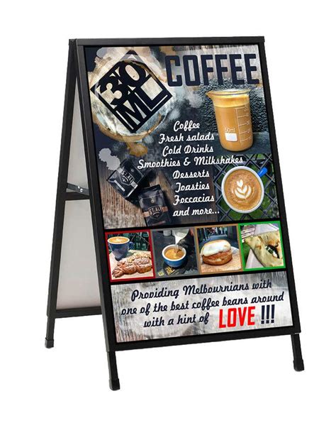 Create a sandwich board design for Cafe | Freelancer