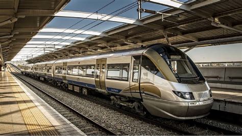 Gautrain High Speed Rail In South Africa Johannesburg O.R.Tambo Airport ...