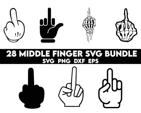 Middle Finger Svg Bundle, Middle Finger Svg, Middle Finger Cricut, Middle Finger Png,middle ...