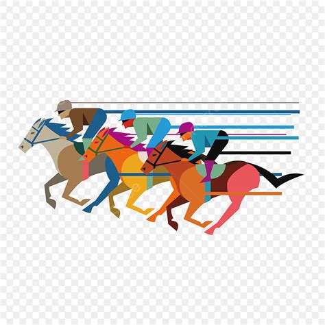 Horse Racing Vector Hd Images, Race Horse Racing Game Acceleration ...