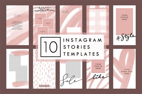 BEIGE – 10 Styled Instagram Stories Templates on Yellow Images Creative ...