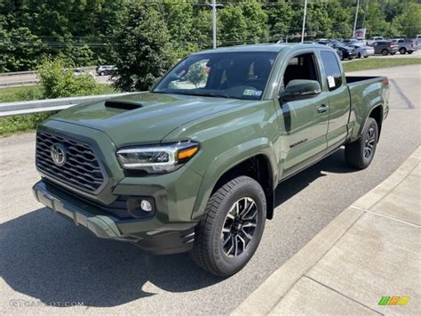 Army Green 2022 Toyota Tacoma TRD Sport Access Cab 4x4 Exterior Photo ...