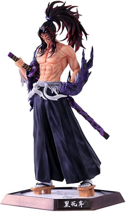 tshY Anime Demon Slayer Figure Kokushibou Assembled Doll Model PVC Toy ...