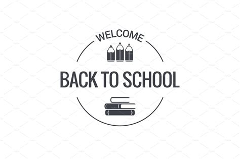 back to school logo design | Education Illustrations ~ Creative Market