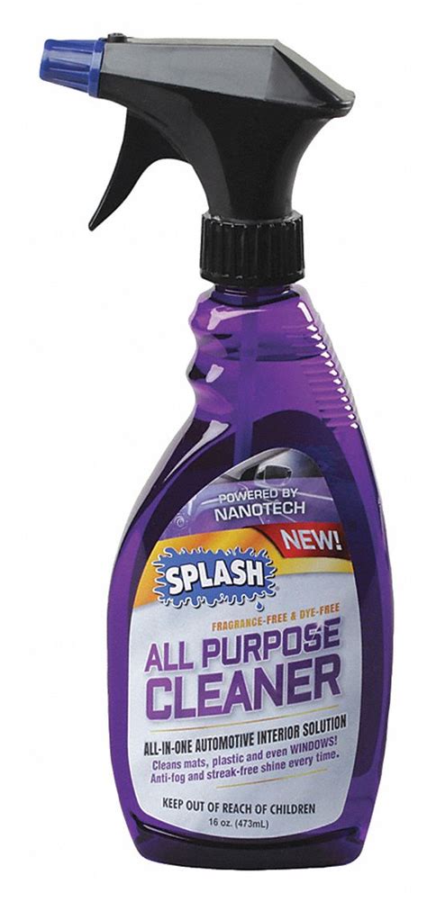 SPLASH General Purpose Cleaner and Degreaser;Spray Bottle;16 oz;Flammable;Non Chlorinated ...