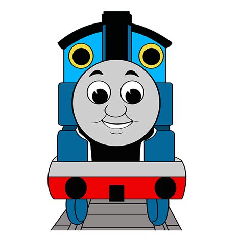 How to Draw Thomas the Train - Really Easy Drawing Tutorial