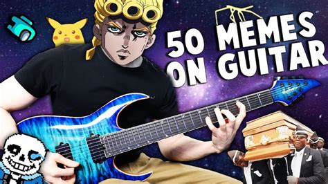 Flawless Guitar Medley of 50 Popular Musical Memes