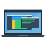 Laptop vector image | Free SVG