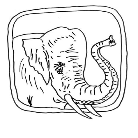 Elephant's Drawing Coloring - Play Free Coloring Game Online