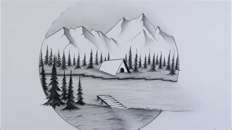 Simple Pencil Drawing Pictures Nature - Getdrawings Shading | Bocghewasu